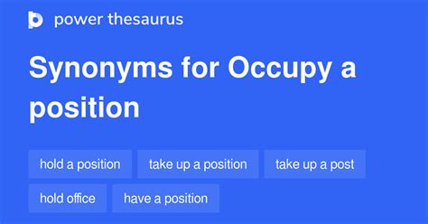 synonym for position|POSITION Synonyms: 146 Similar and Opposite Words.